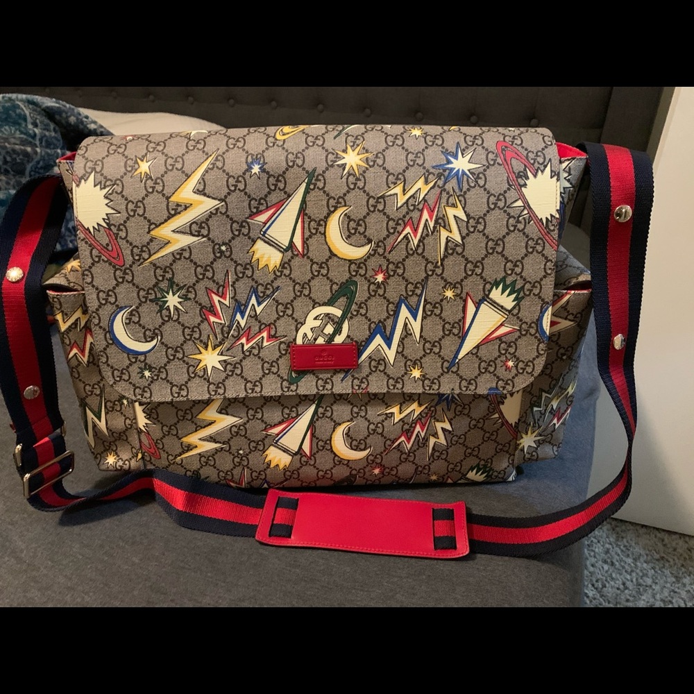 Gucci diaper bag